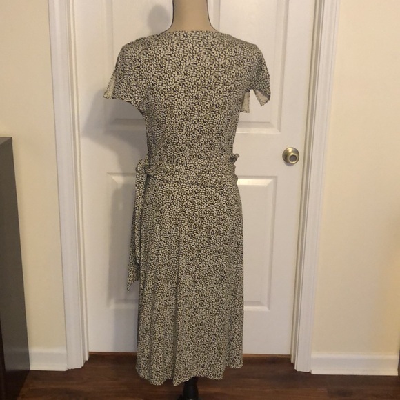 Ann Taylor Floral Faux Wrap Maxi Dress Size 8 - Picture 3 of 13